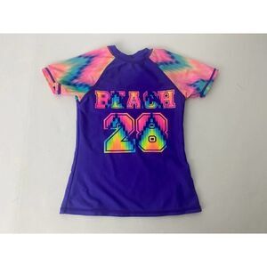 St. Tropez Swim Shirt Beach Purple Pink - Kids Size 6